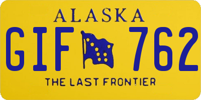 AK license plate GIF762