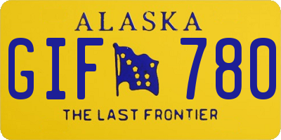 AK license plate GIF780