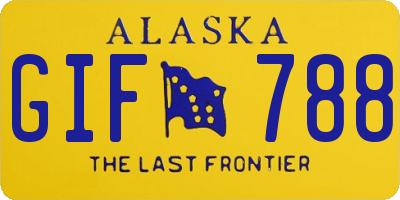 AK license plate GIF788