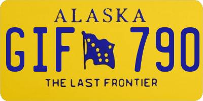 AK license plate GIF790