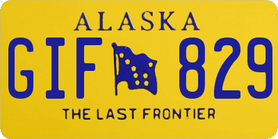 AK license plate GIF829