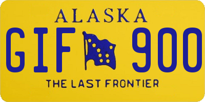 AK license plate GIF900