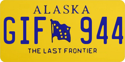 AK license plate GIF944