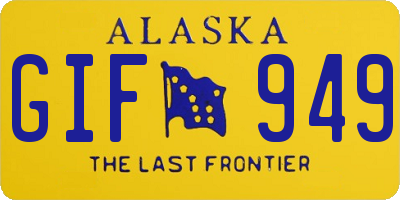 AK license plate GIF949