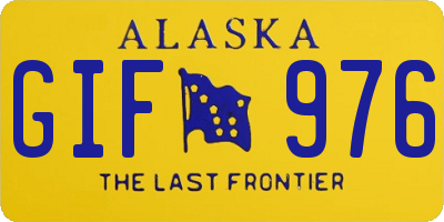 AK license plate GIF976