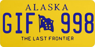 AK license plate GIF998