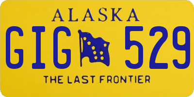 AK license plate GIG529