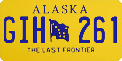 AK license plate GIH261