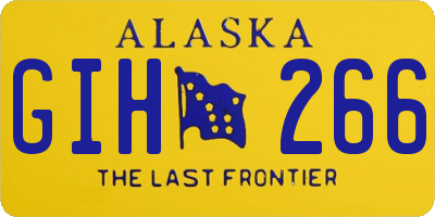 AK license plate GIH266