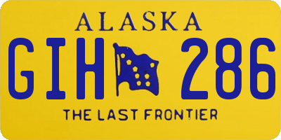 AK license plate GIH286
