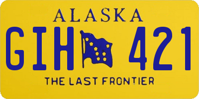 AK license plate GIH421