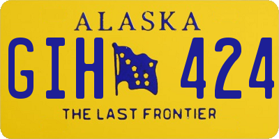 AK license plate GIH424