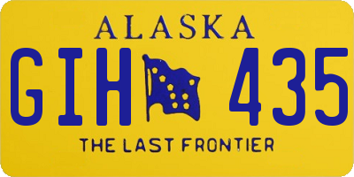 AK license plate GIH435