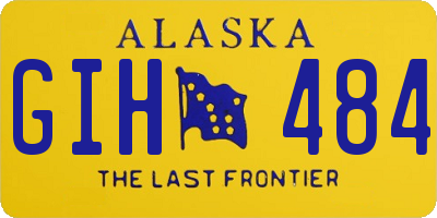 AK license plate GIH484