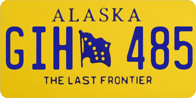 AK license plate GIH485