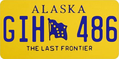 AK license plate GIH486