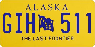 AK license plate GIH511