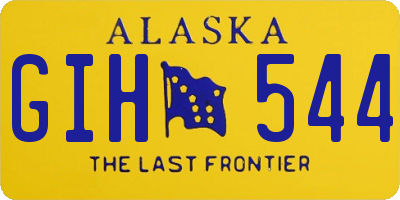 AK license plate GIH544