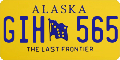 AK license plate GIH565