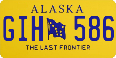 AK license plate GIH586