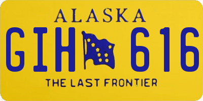AK license plate GIH616