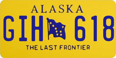 AK license plate GIH618