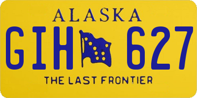 AK license plate GIH627