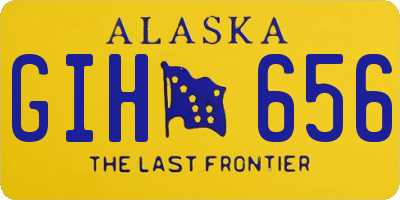 AK license plate GIH656