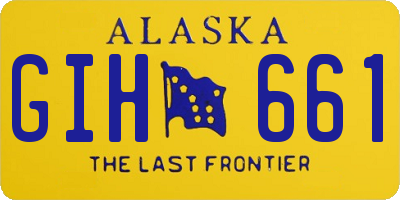 AK license plate GIH661