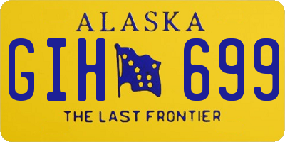 AK license plate GIH699