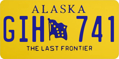 AK license plate GIH741