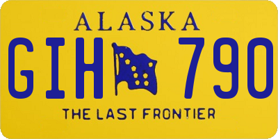 AK license plate GIH790