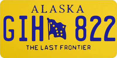 AK license plate GIH822