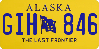 AK license plate GIH846