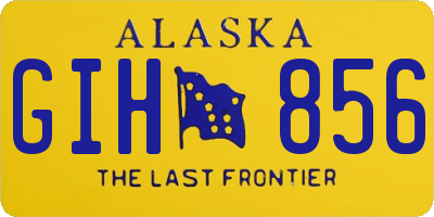 AK license plate GIH856
