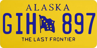 AK license plate GIH897