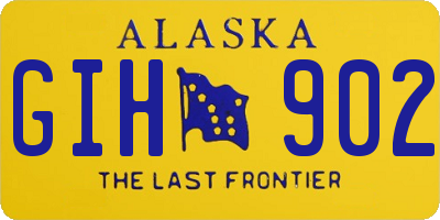 AK license plate GIH902