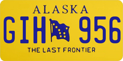 AK license plate GIH956