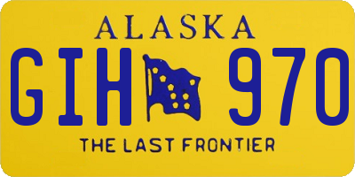 AK license plate GIH970