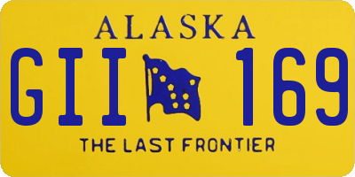 AK license plate GII169