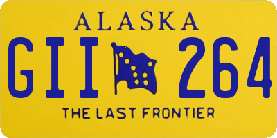 AK license plate GII264
