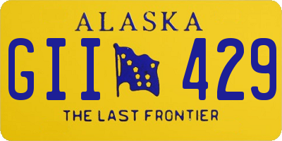 AK license plate GII429
