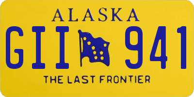 AK license plate GII941