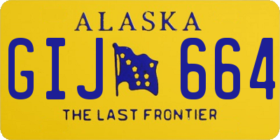 AK license plate GIJ664