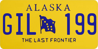 AK license plate GIL199