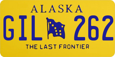 AK license plate GIL262