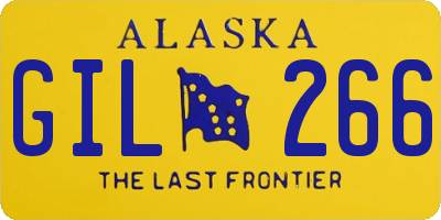 AK license plate GIL266