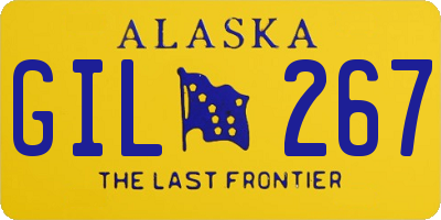 AK license plate GIL267