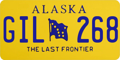 AK license plate GIL268