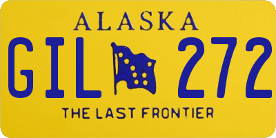 AK license plate GIL272